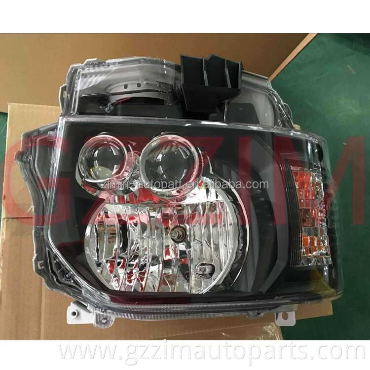 Replacement ABS Plastic Head Lamp Refit HID Head Lamp For Hiace 2014